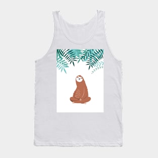 Chilling sloth Tank Top